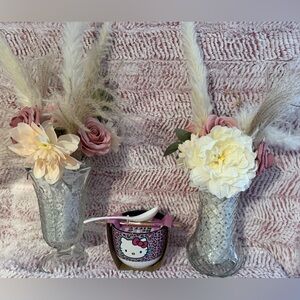 Hello Kitty Pink Ceramic Bowl with Chopsticks & Spoon